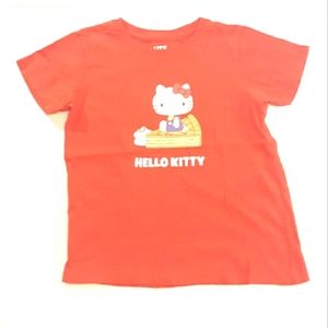 Hello Kitty Uniqlo Sanrio T-Shirt Size 5/6 Girls Summer